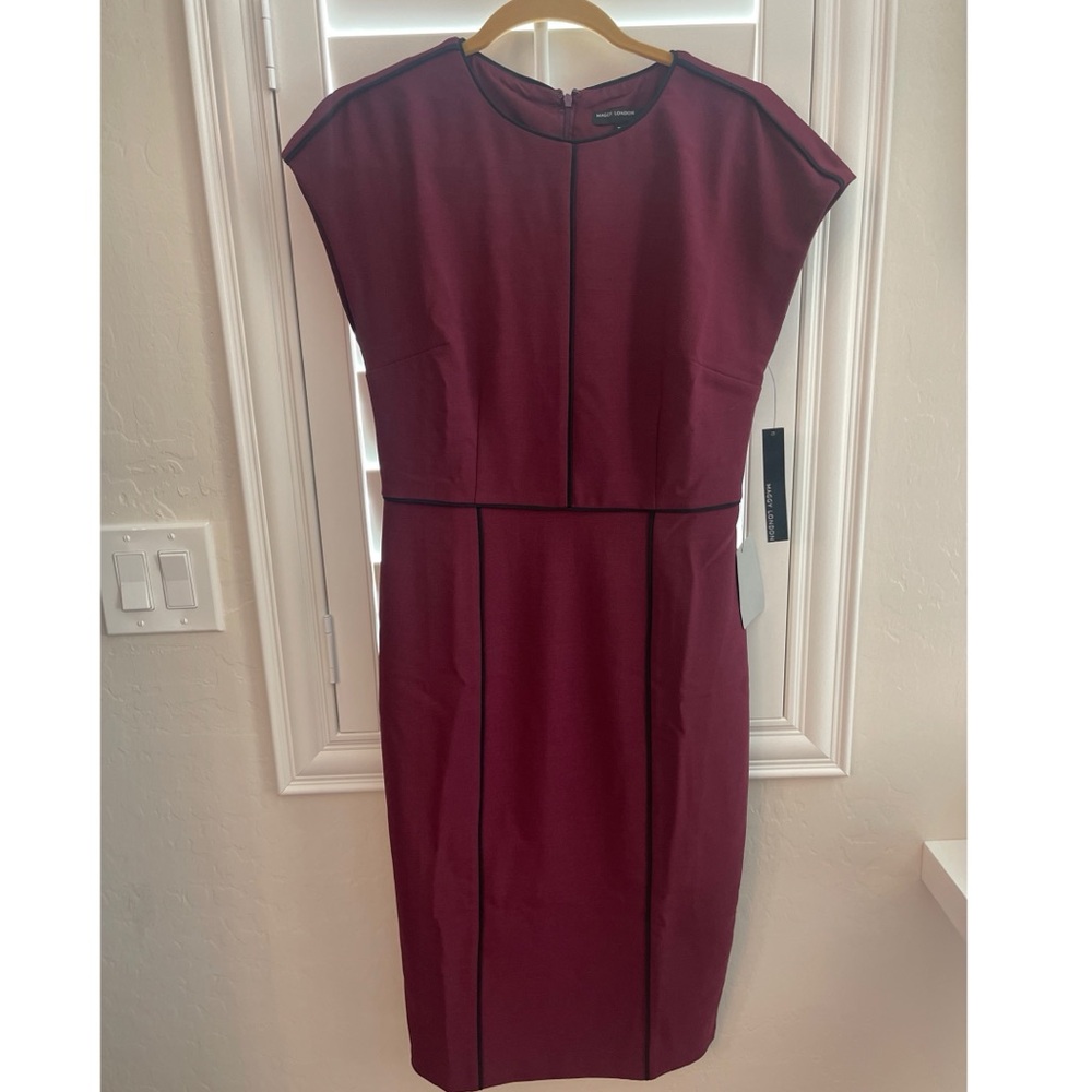 Maggy London Maroon Dress